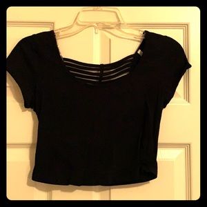 ✨5/$30 - Bozzolo Black Crop Top